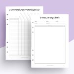 Gruppentagebuch – Ringplaner Einlagen