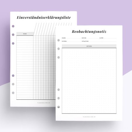Ringbuch-Einlagen Gruppentagebuch