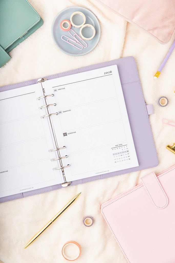 Kalendereinlagen fuer Ringbuchplaner