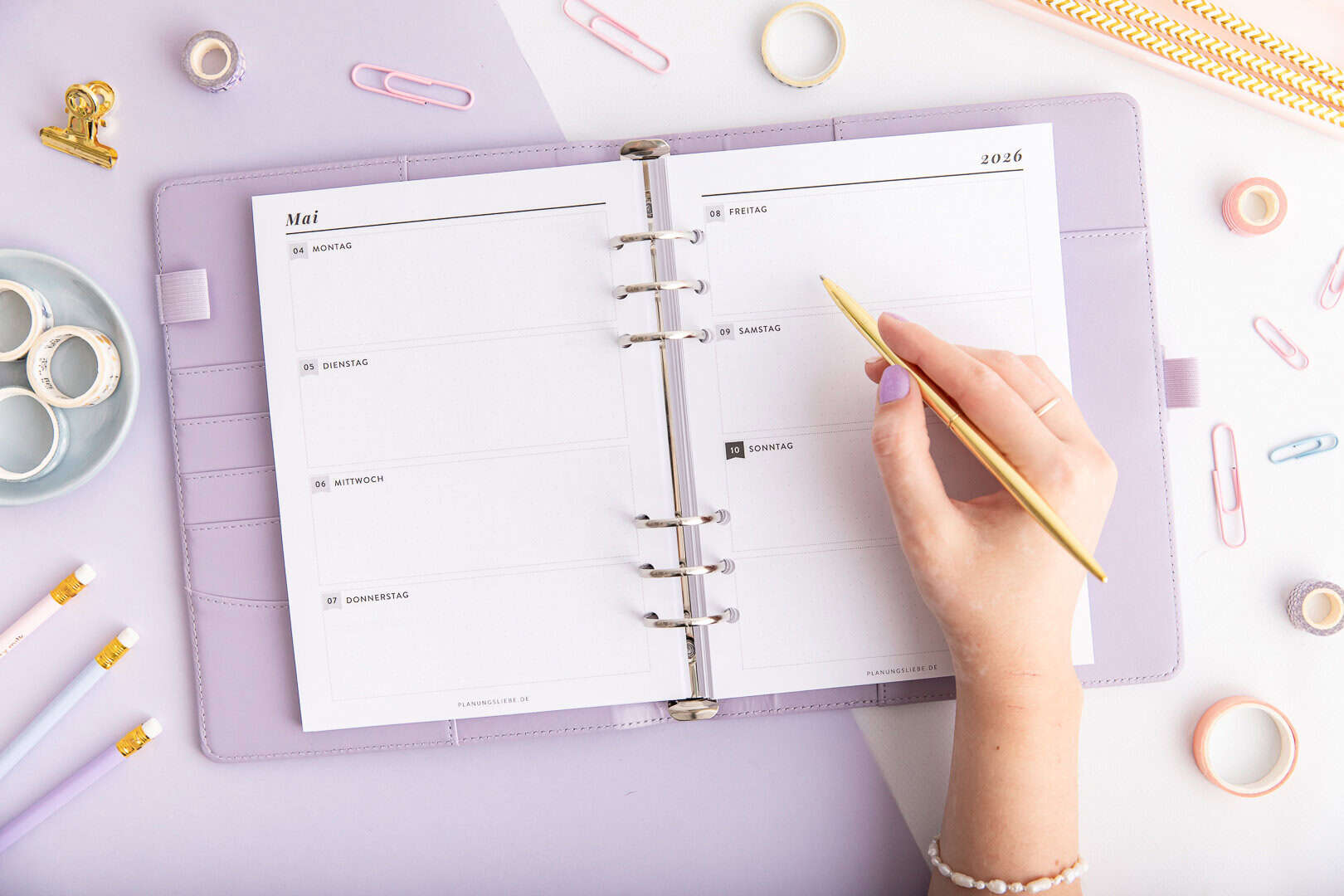 Ringbuch Kalender Einlagen 2026