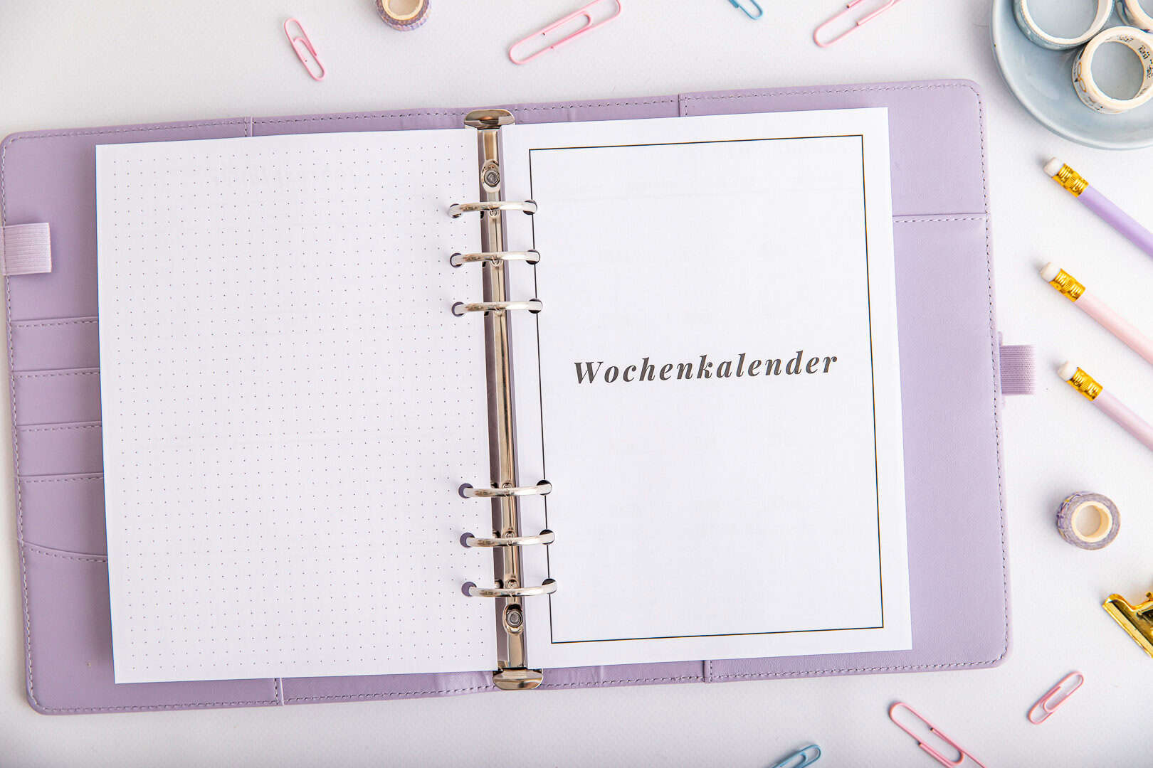 Wochenkalender Titelblatt