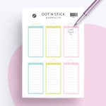 “Shopping list” Planer Aufkleber
