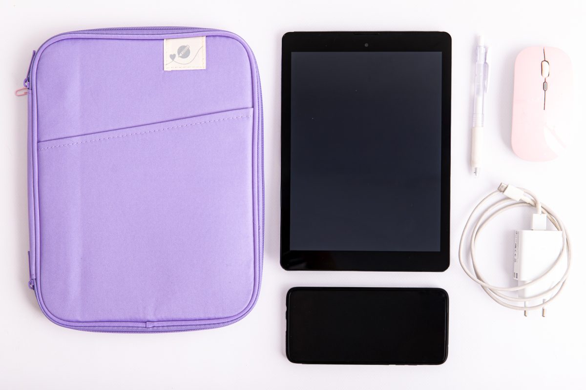 Schützende iPad-Hülle