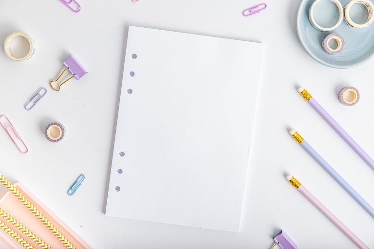 Ringbuch Einlagen | Blanko Seiten