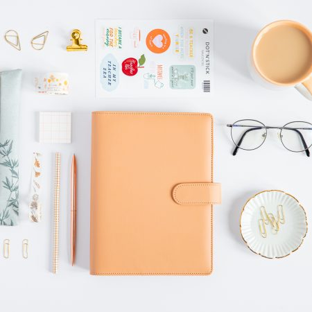 Organizer mit Latte-Cover und Zubehör