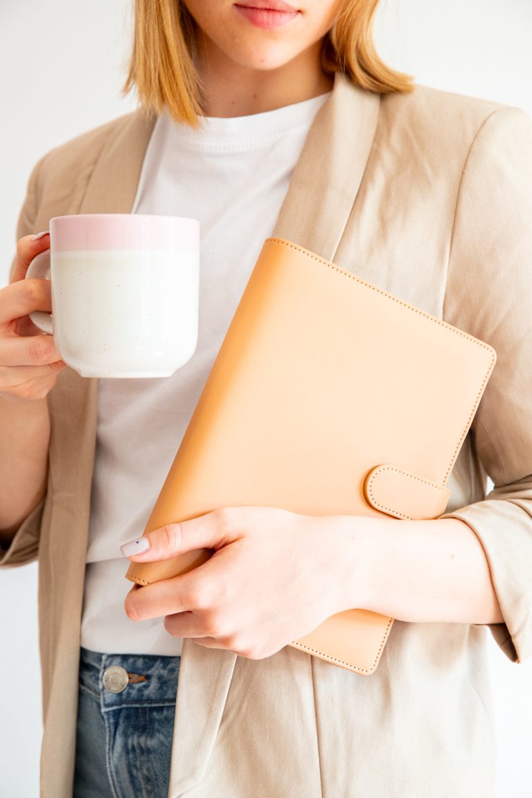 Organizer mit Latte Cover