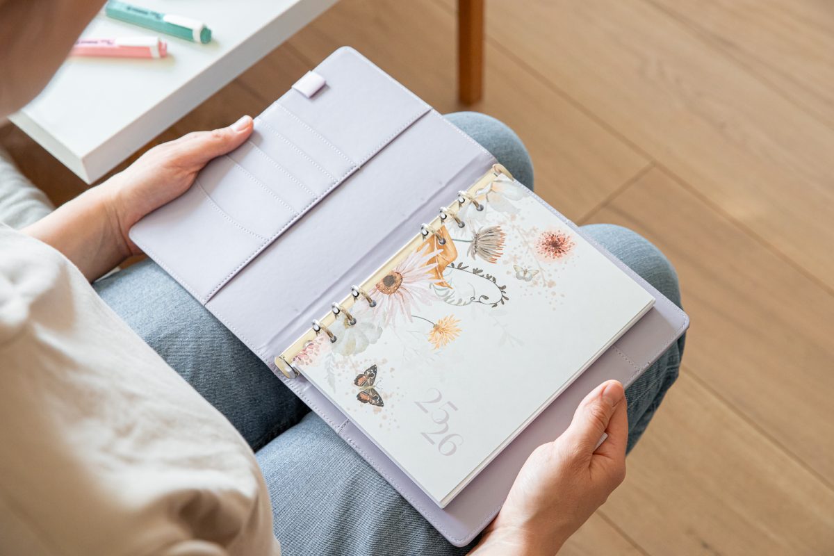 Organizer mit titelseite Latte Summer