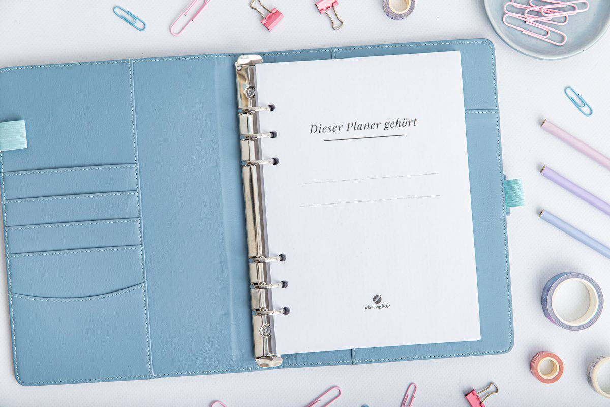 Ringbuch Kalender 25/26 | Ringbuch A5 Nachf&uuml;llbar