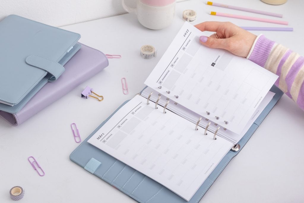 Kalendereinlagen 26/27 A5 | Einlagen für Organizer