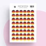 “Learning German” Planer Aufkleber