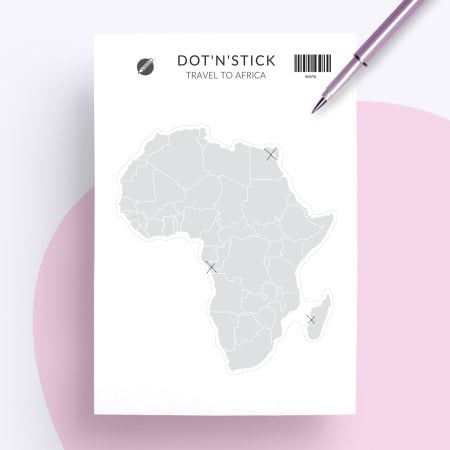 “Travel to Africa” Planer Aufkleber