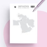 “Travel to Middle East” Planer Aufkleber