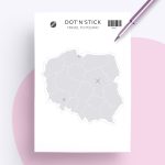 “Travel to Poland” Planer Aufkleber