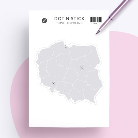 “Travel to Poland” Planer Aufkleber