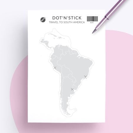 “Travel to South America” Planer Aufkleber