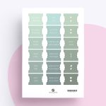 Planner Tabs „Monate“ | Planer Aufkleber in Salbeigrün