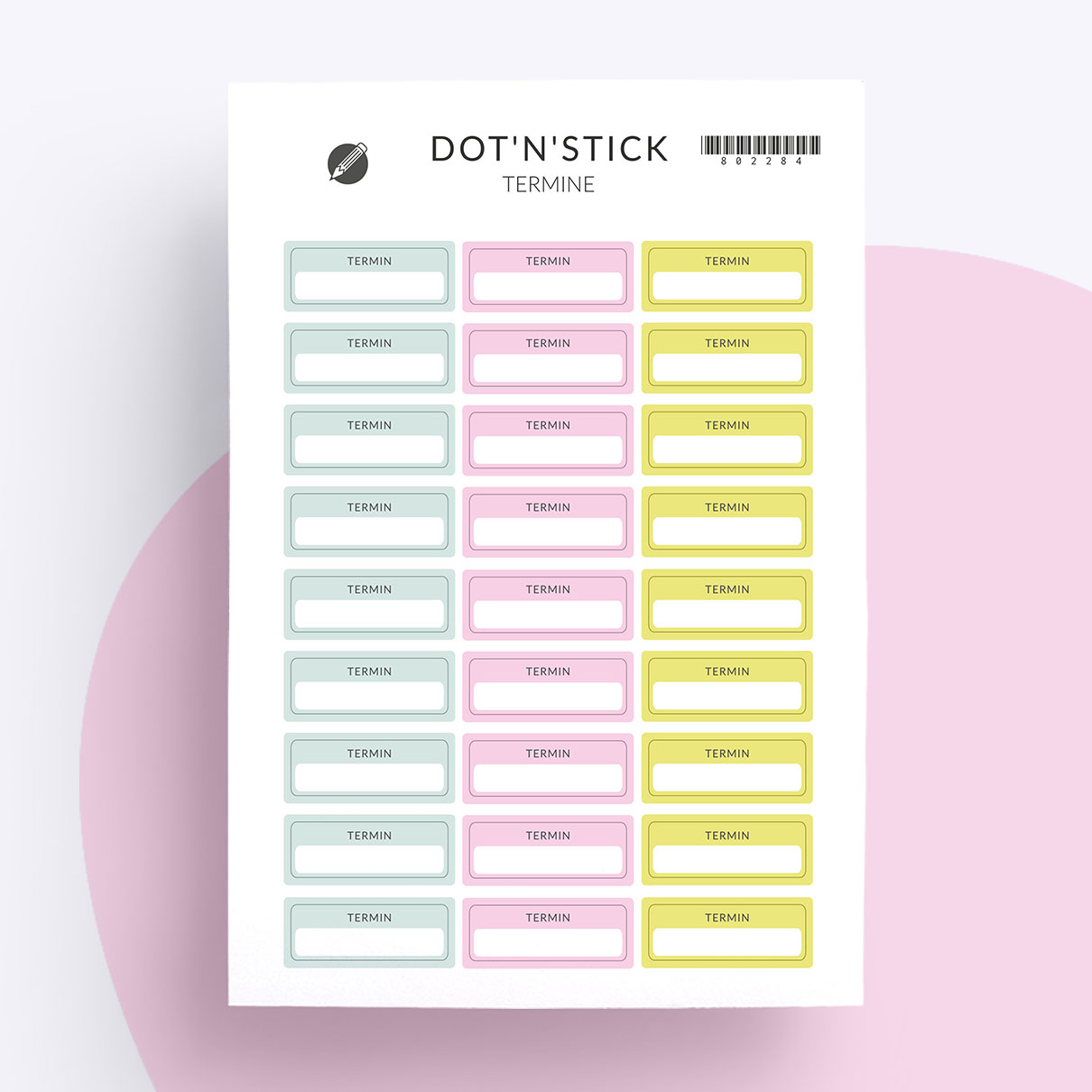 “Termine” Planer Aufkleber