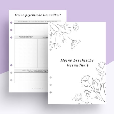 Psychische Gesundheit – Ringplaner Einlagen
