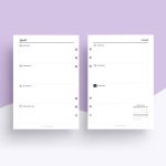 Kalendereinlagen 2026 A5 | 1 Woche 2 Seiten