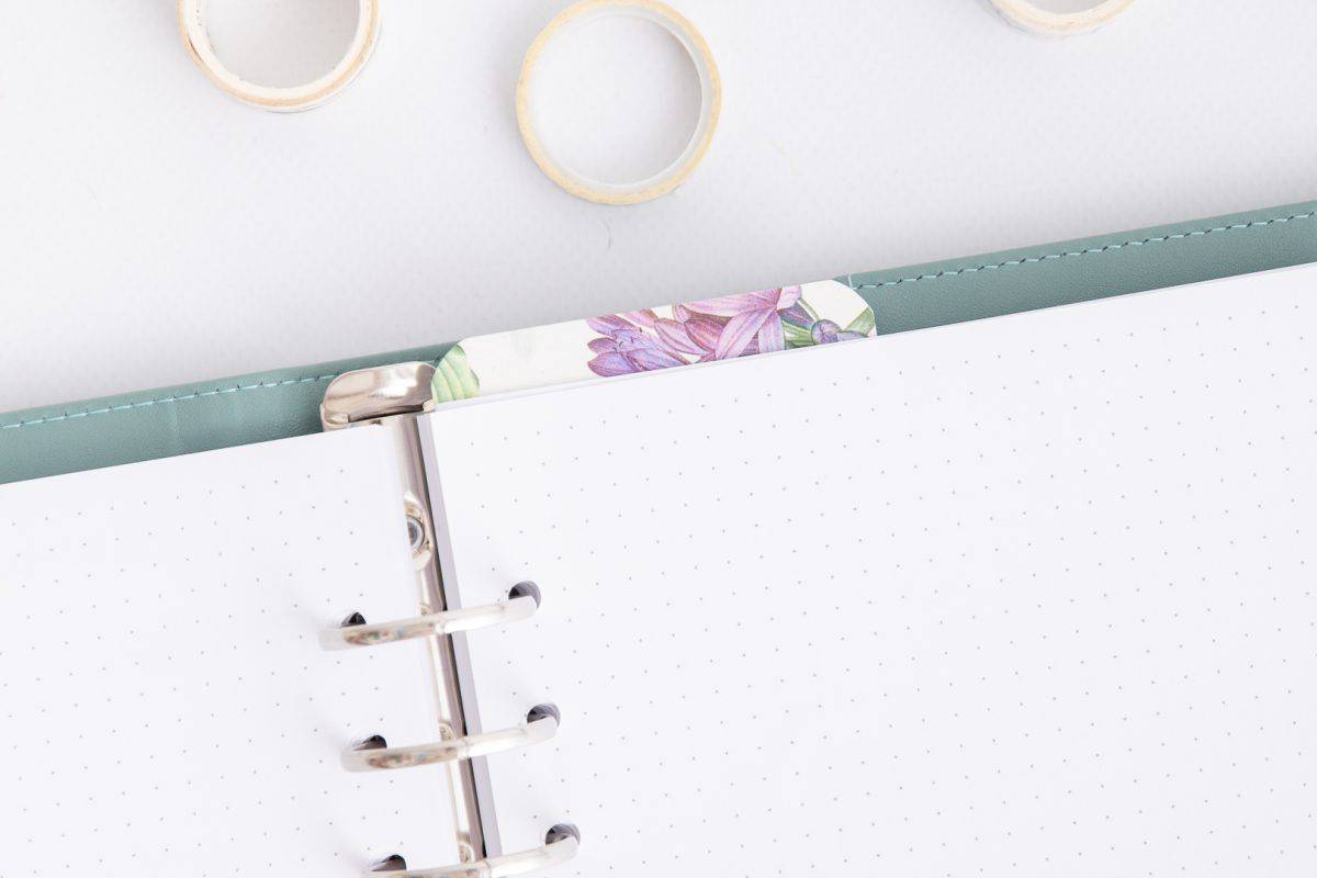 Registerkarte für Organizer A5