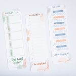 Trennblätter „Wasser, Mahlzeiten & Aufgaben” – trockenlöschbar | A5 Ringbuch Register