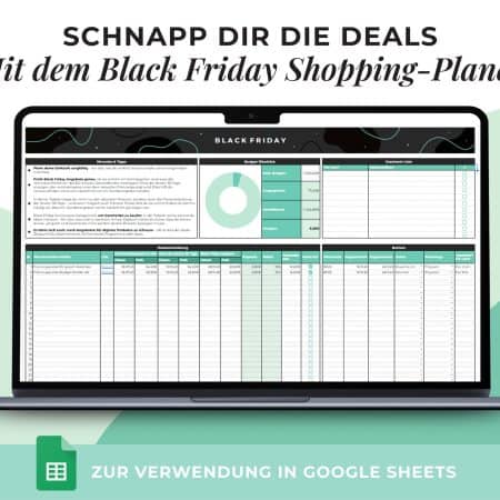 Black Friday Shopping-Planer | Google Sheets