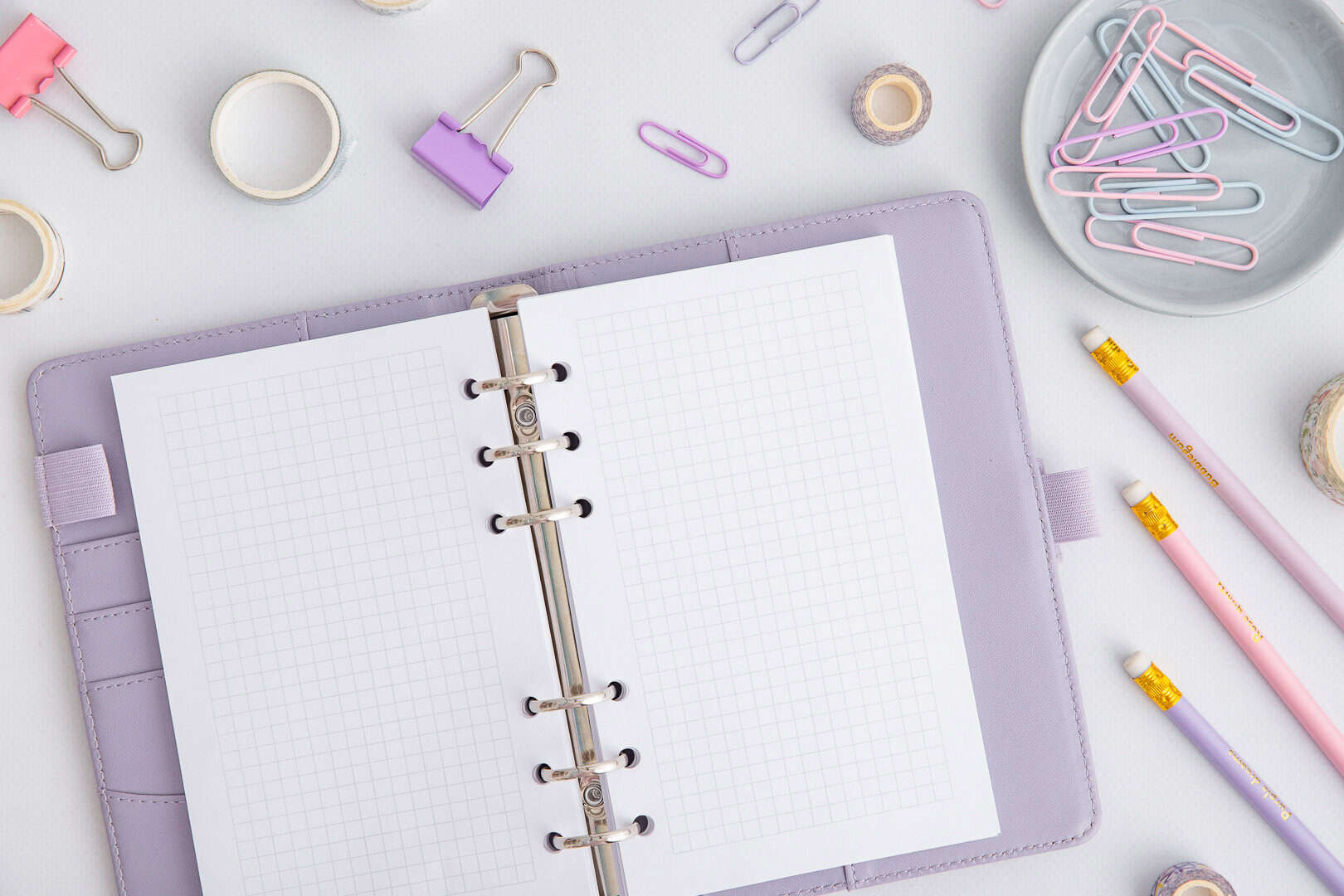 Einlagen A6 Kariert Papier