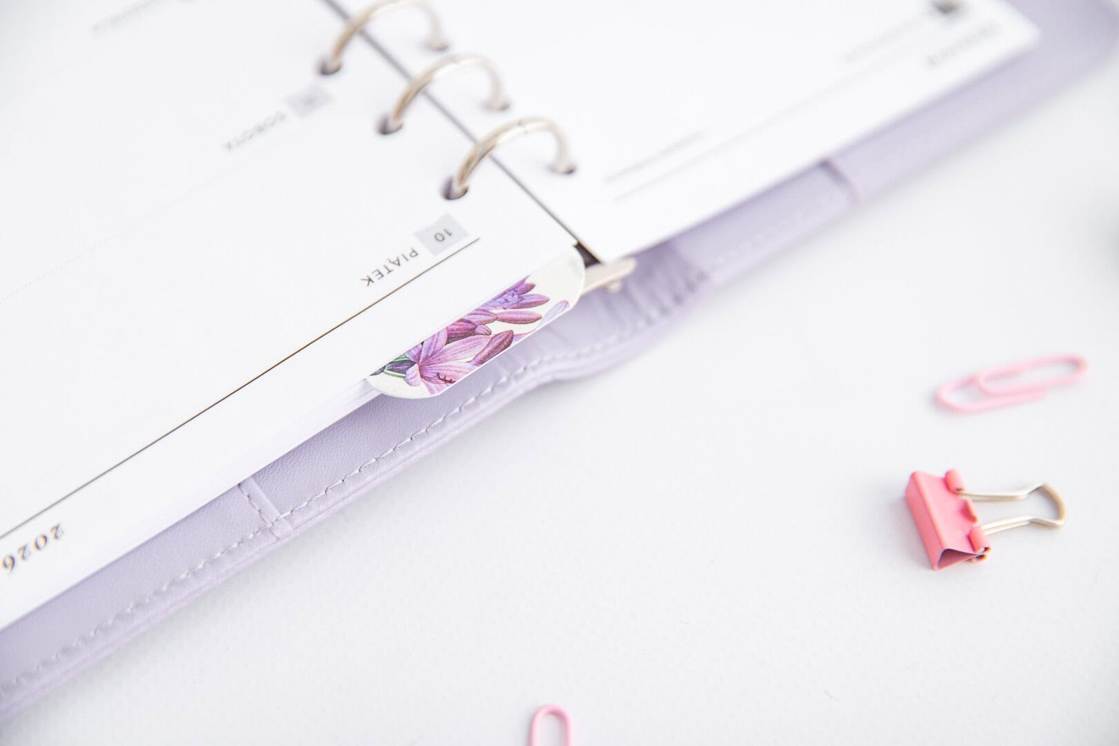 Lesezeichen Im Ringbuchplaner A6 Paradiesischer Garten