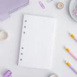 Ringbuch Einlagen A6 | Blanko Seiten