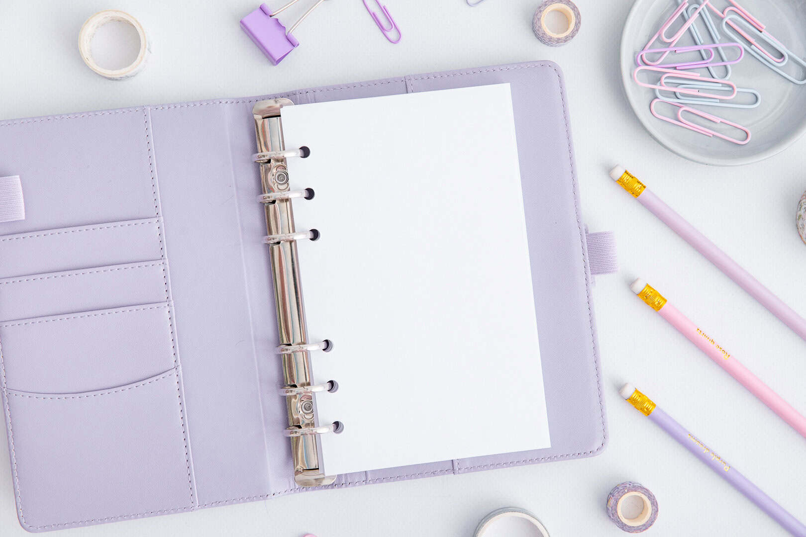 Ringbuch Einlagen A6 Blanko seiten