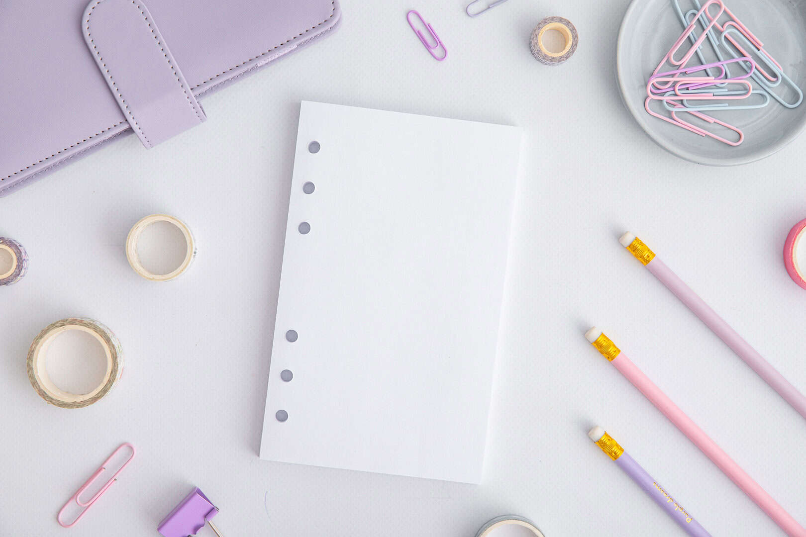 Ringbuch Einlagen A6 | Blanko Seiten