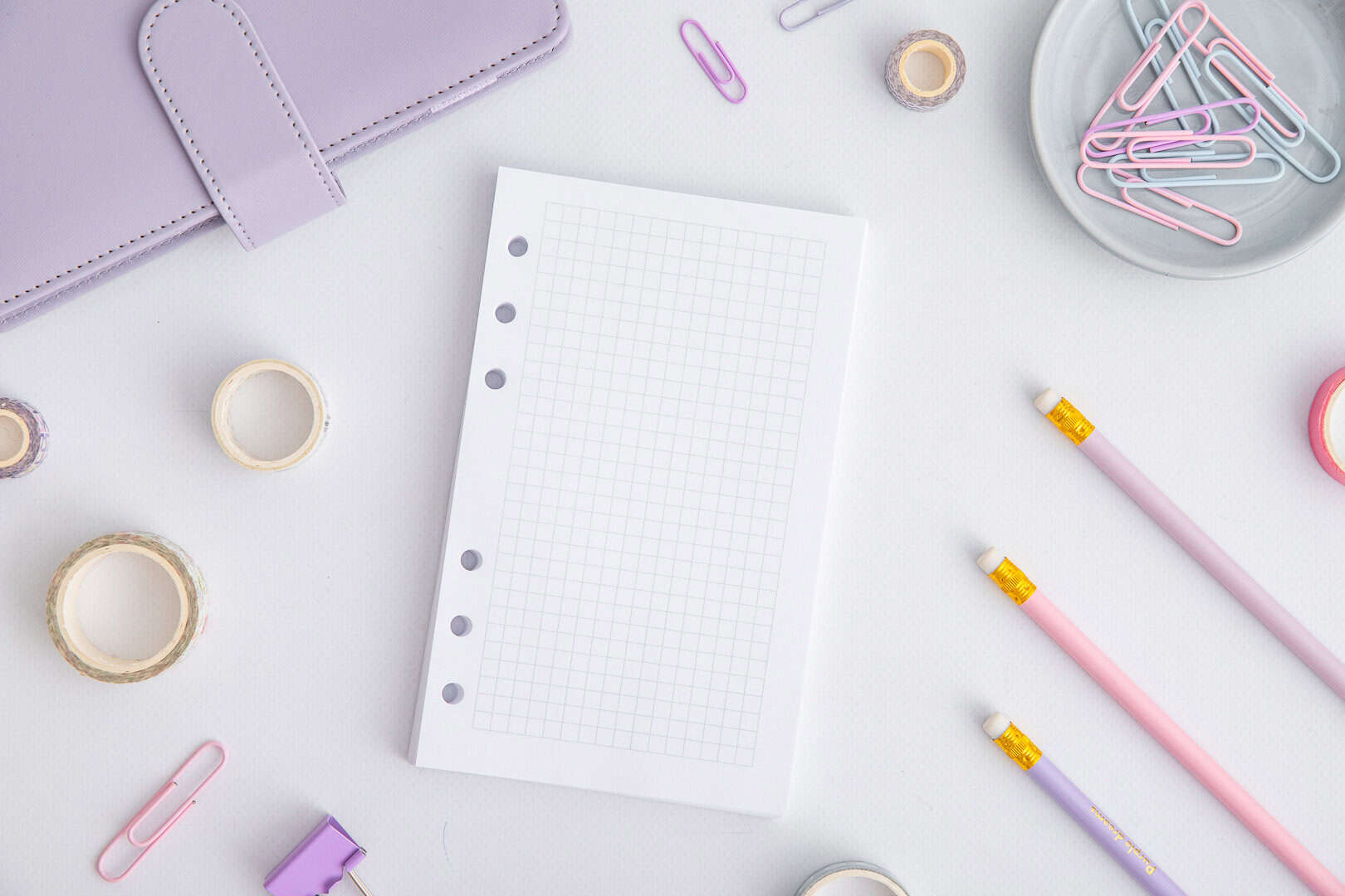 Ringbuch Einlagen A6 Kariert