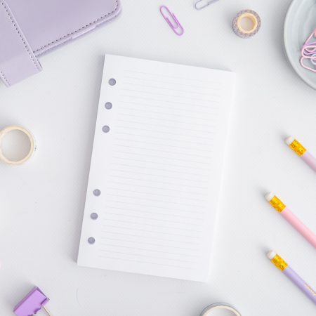 Ringbuch Einlagen A6 Linier