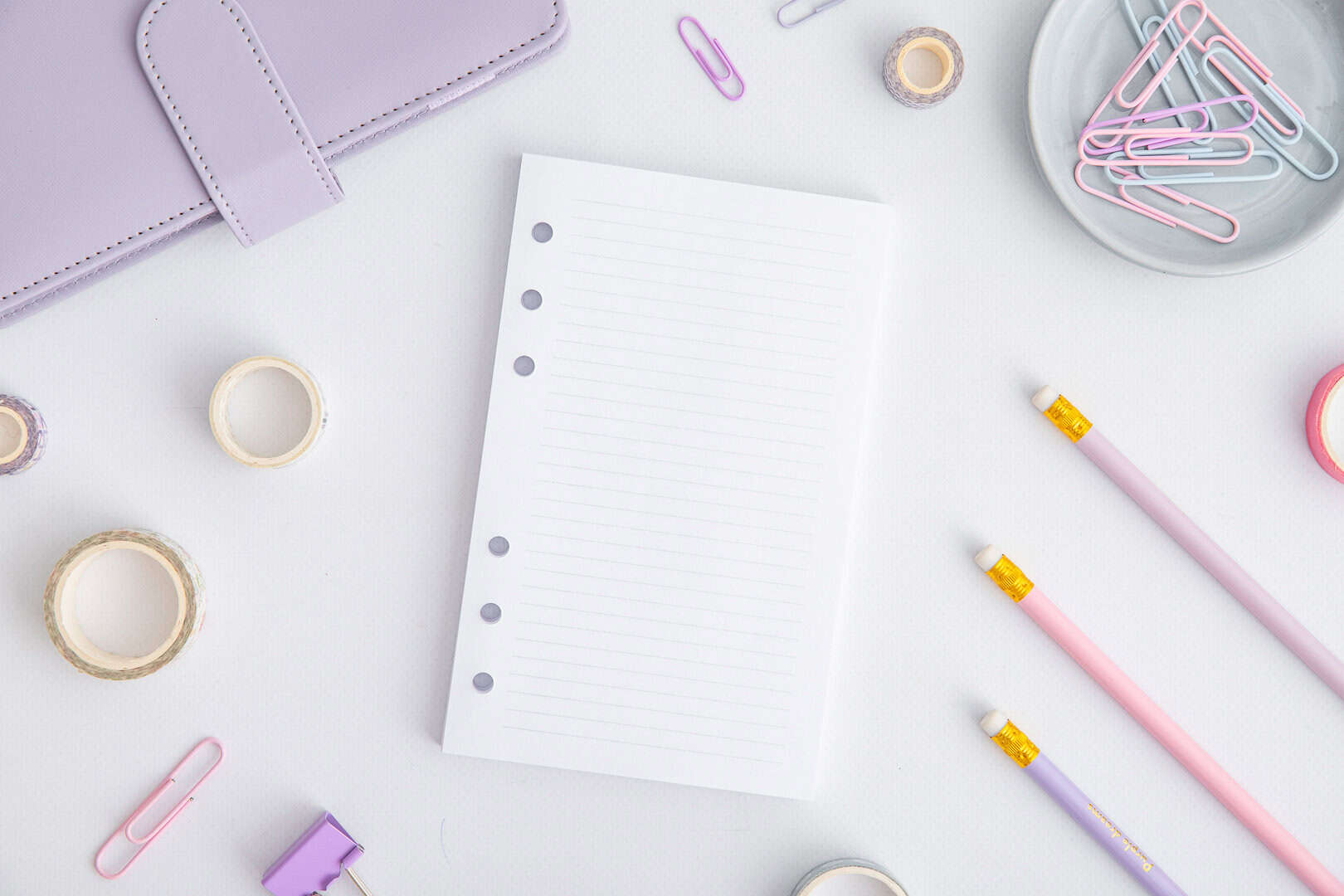 Ringbuch Einlagen A6 Linier