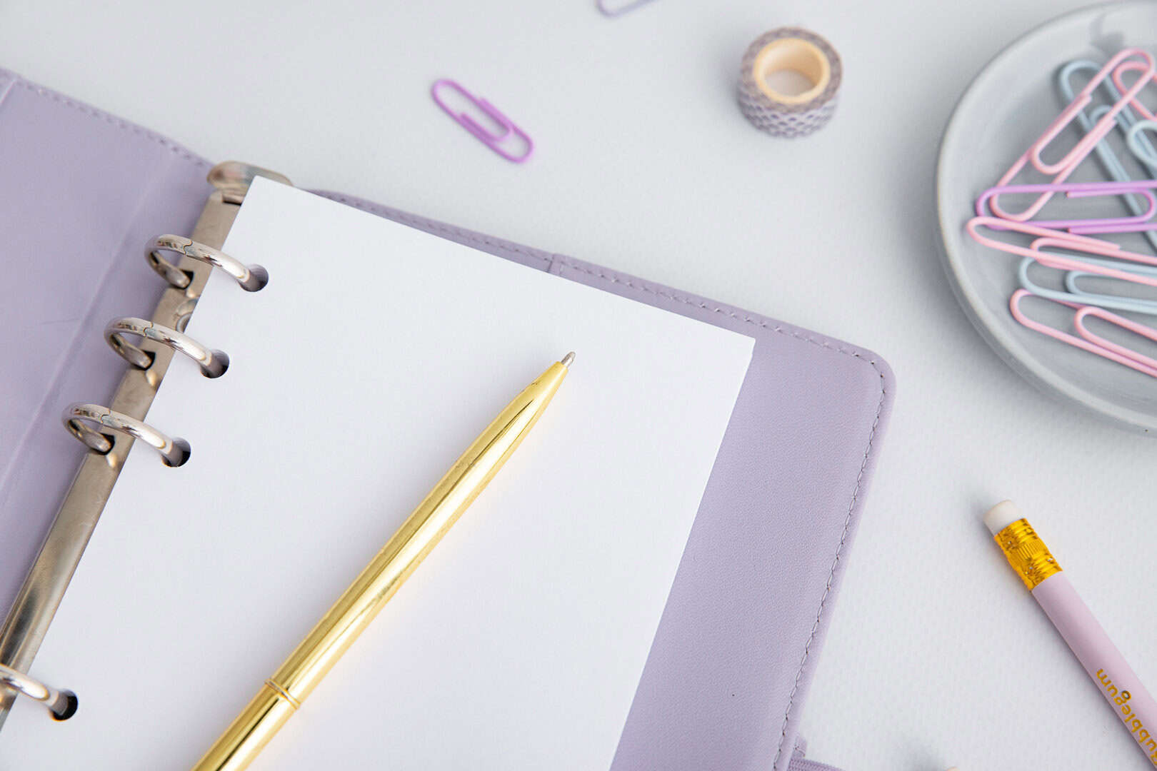 Ringplaner Einlagen A6 Weiß