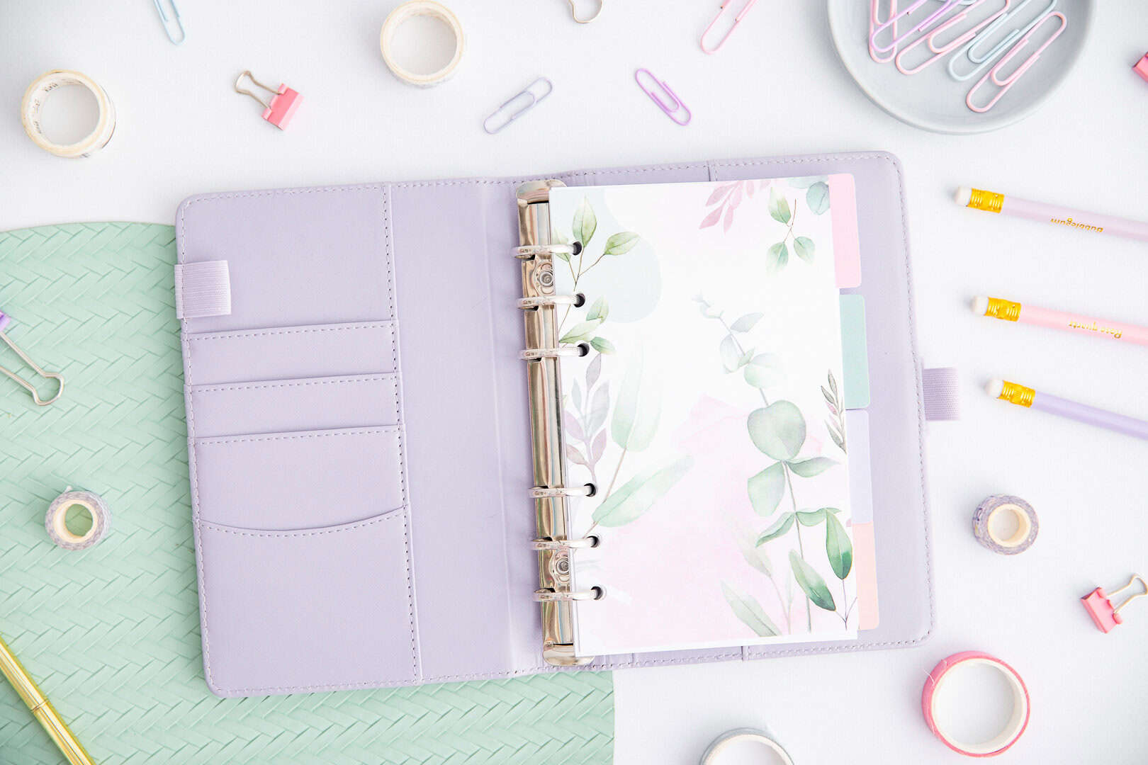 Trennblätter A6 Greenery