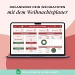 Weihnachtsplaner | Google Sheets