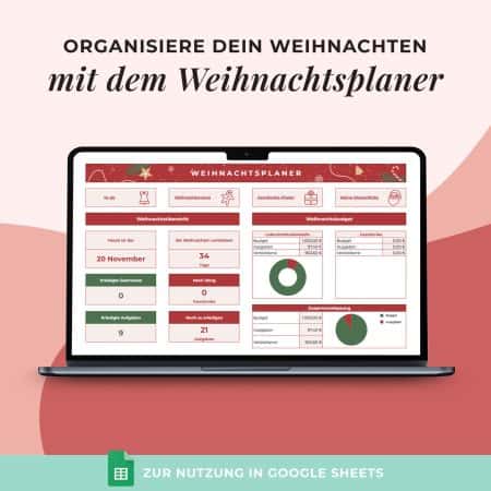 Weihnachtsplaner | Google Sheets