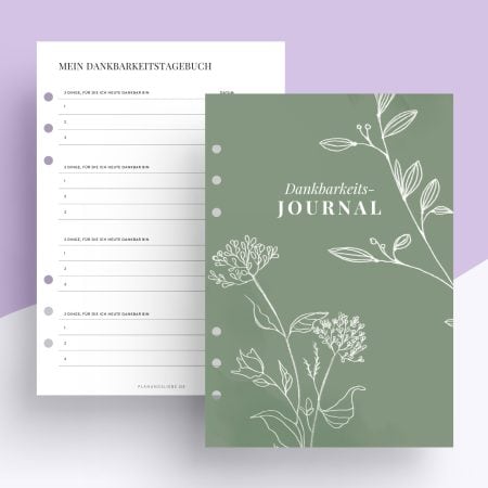 Dankbarkeits-Journal – Ringplaner Einlagen