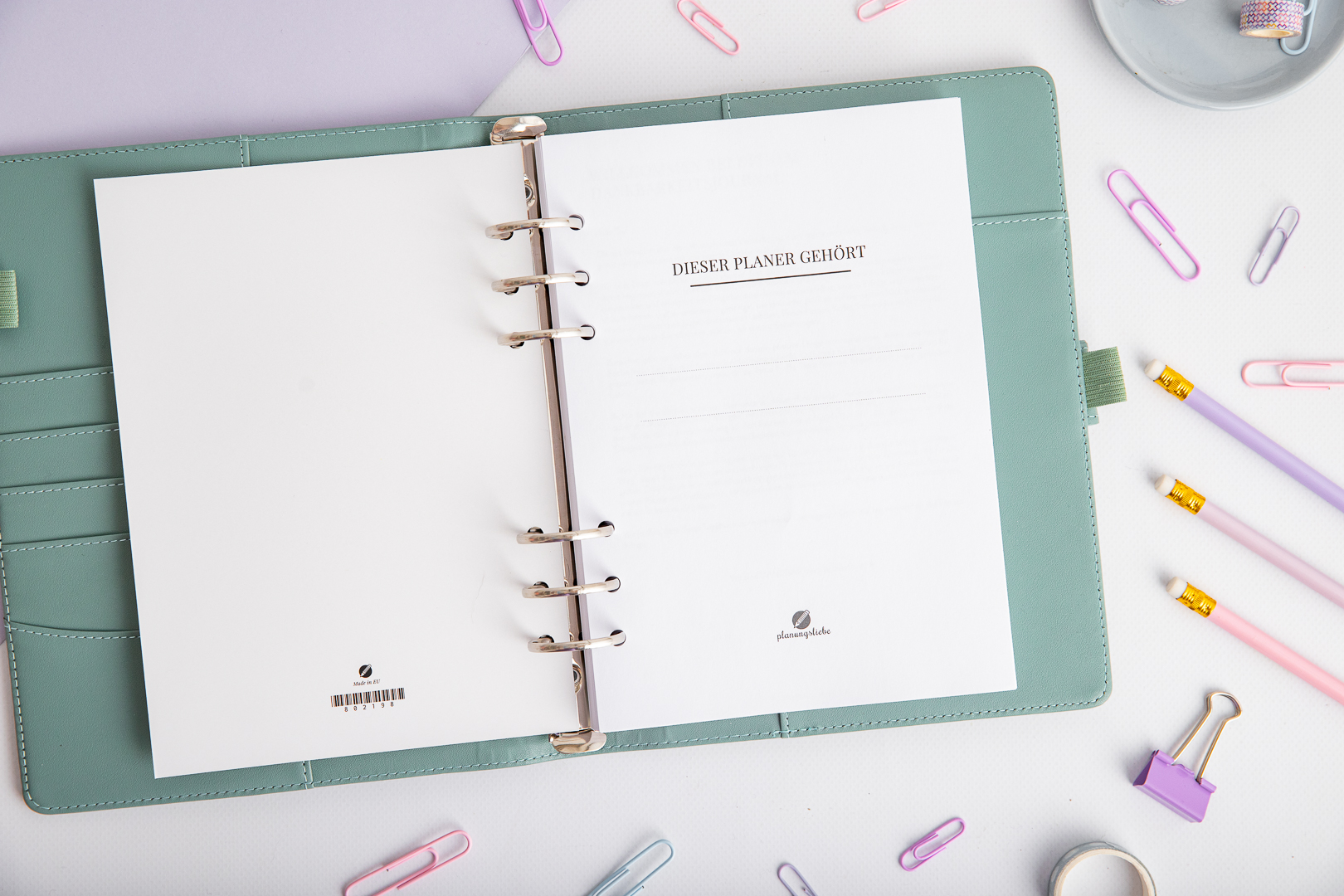 Dankbarkeits Journal Ringplaner Einlagen – Besitzseite