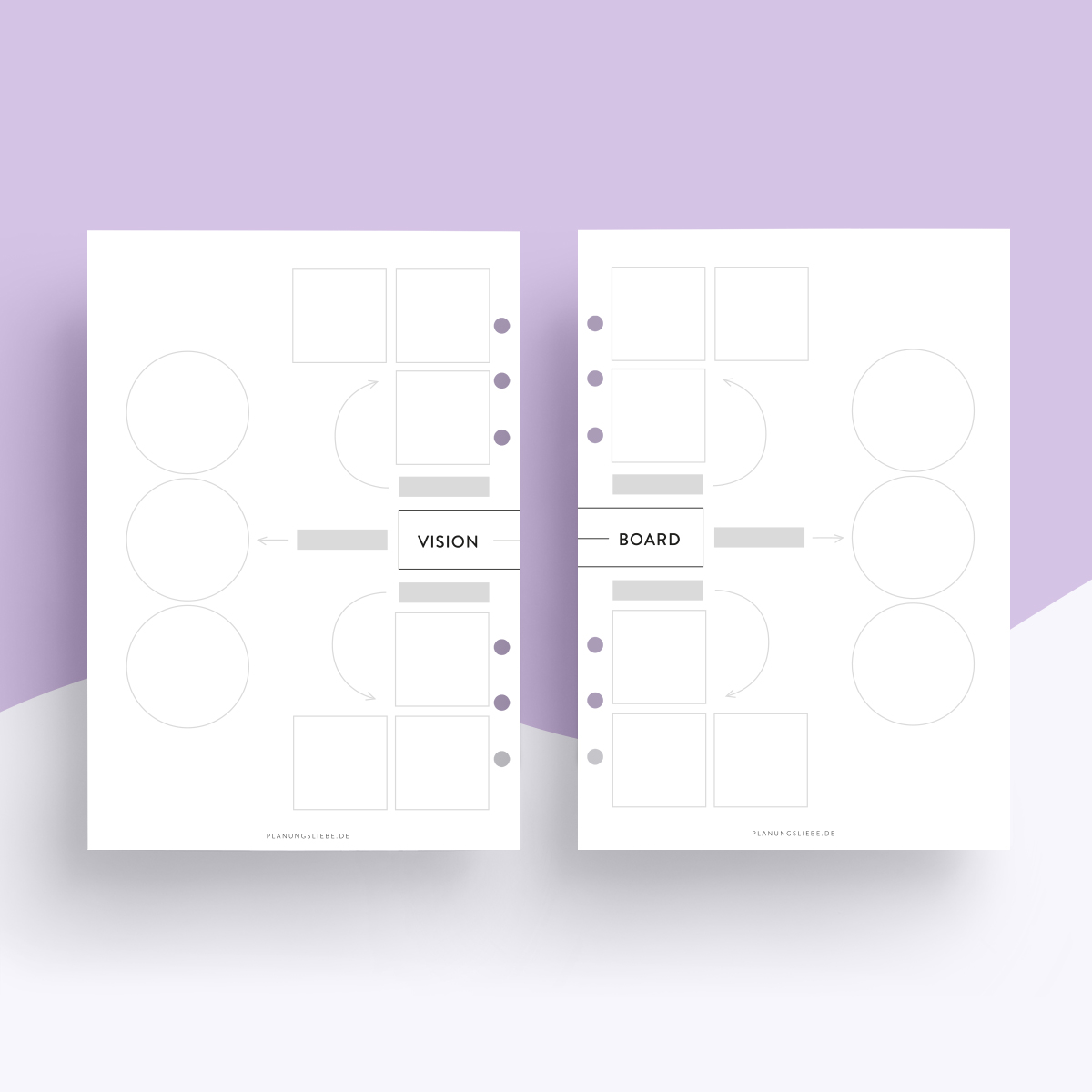 Dankbarkeits-Journal – Ringplaner Einlagen | Vision Board