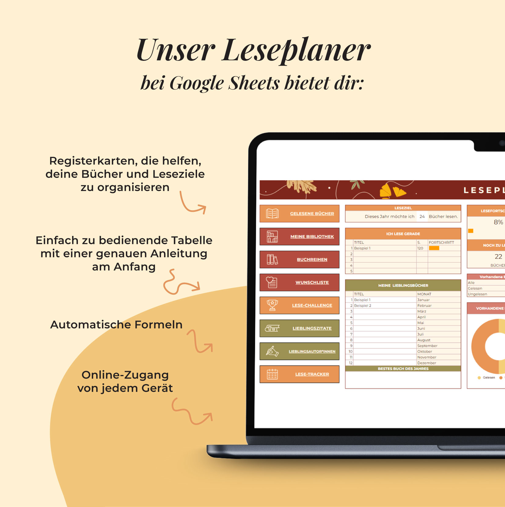 Leseplaner - Google Sheets