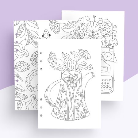 Malvorlagen – Ringplaner Einlagen