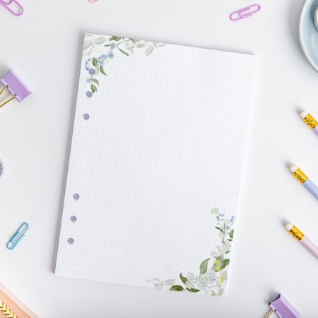 Ringbuch Einlagen A5 – gepunktet | Aquarellwiese