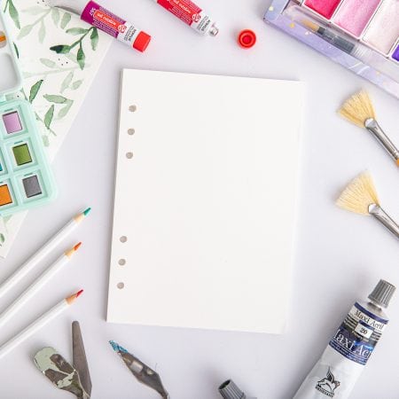 Skizzenblock – Mixed Media Ringplaner Einlagen