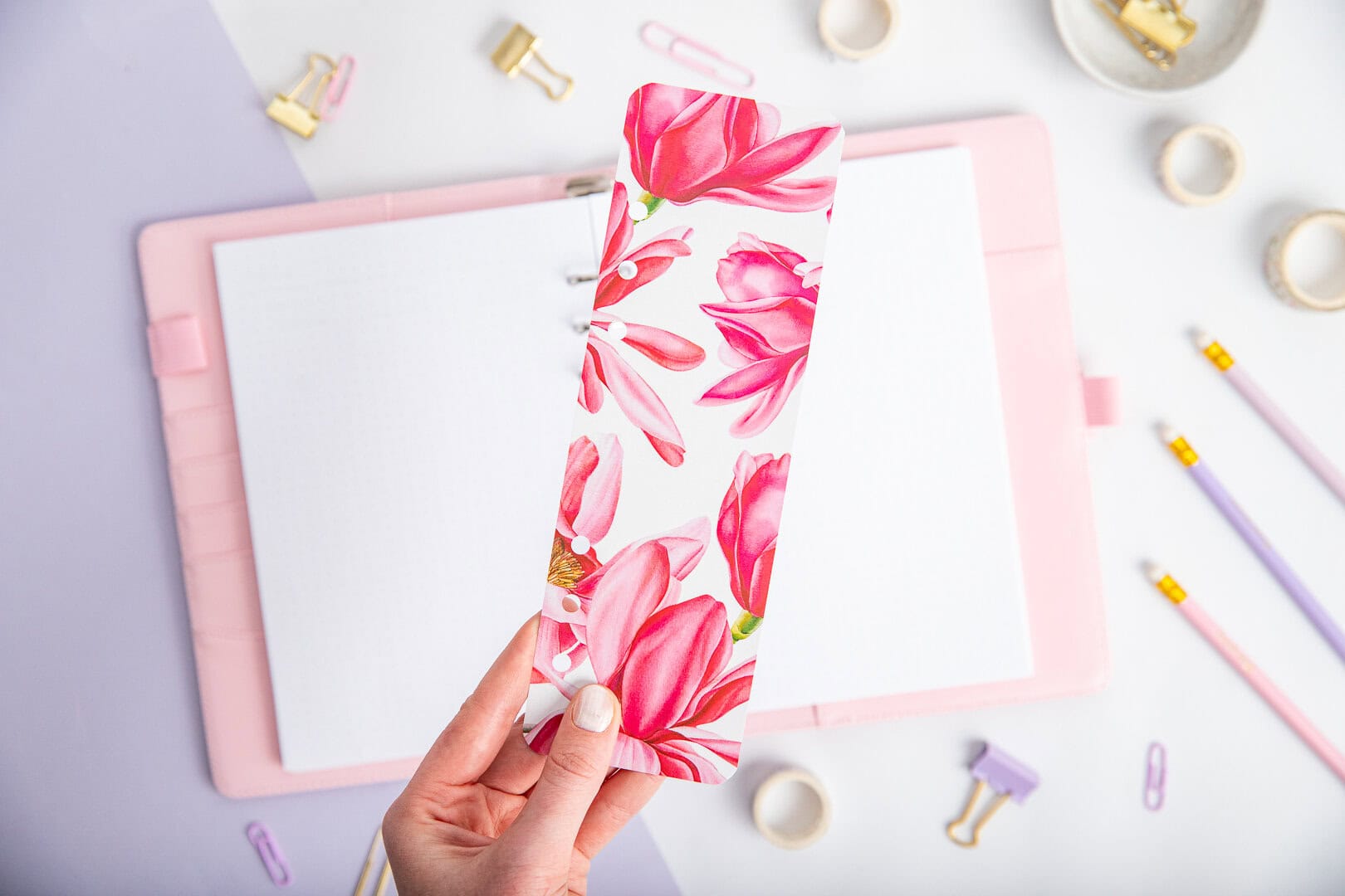 Magnolienblüte - Lesezeichen