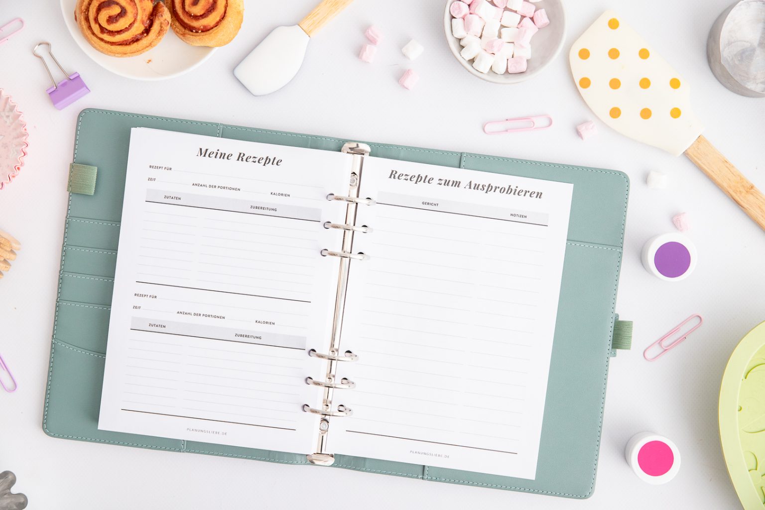 Rezeptbuch Ringbuch Einlagen | Meine Rezepte und Rezepte aus probieren