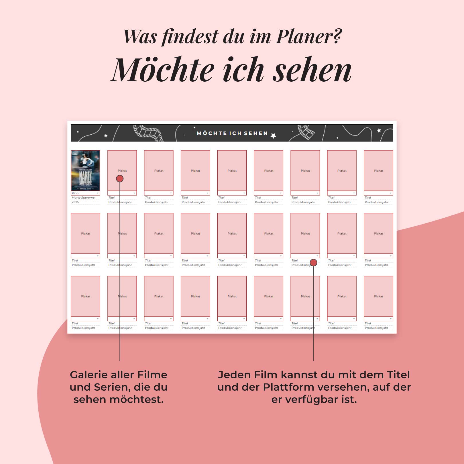 Film-und Serienplanner | Google Sheets | Mochte ich sehen