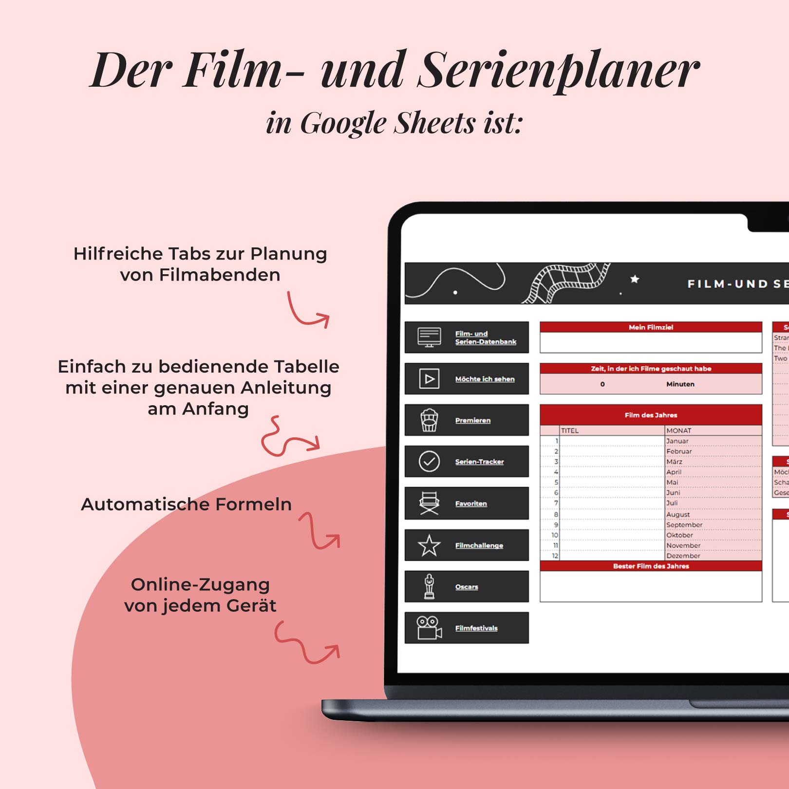 Google Sheets | Film-und Serienplanner
