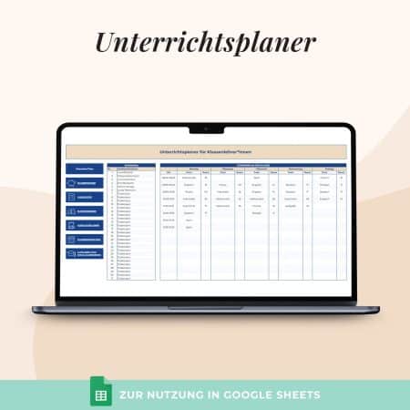 Klassenlehrer*innen Planer | Google Sheets